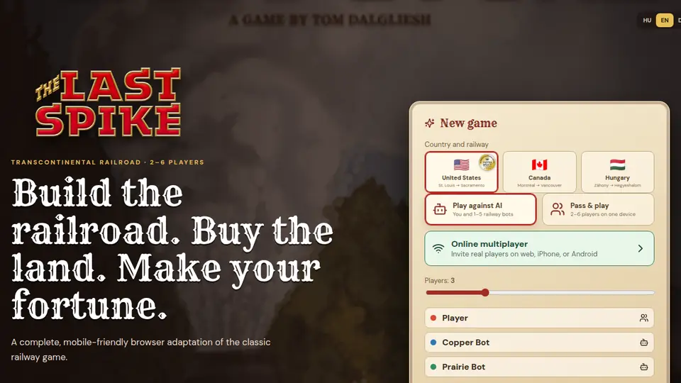 The Last Spike Online game screenshot